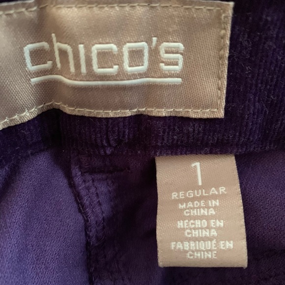 Chico’s Purple Jean - Picture 1 of 2